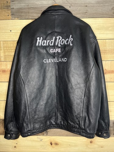 Hard Rock Cafe Leather Jacket Men’s 2xl Perfect Condition, No Flaws! - Picture 11 of 22