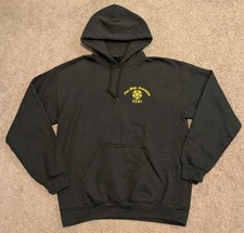 FDNY Fire Chiefs Association Black Pullover Hoodie Sweatshirt Men's Medium