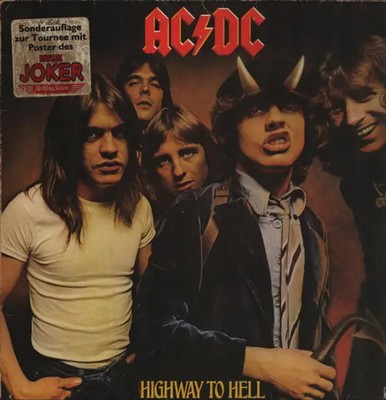 LP AC/DC Highway To Hell FIRST GERMAN PRESSING, LIMITED EDITION Atlantic