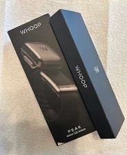 Whoop 5.0 Peak Health And Fitness Tracker, Black WB50 with SUPERKNIT Band 5.0