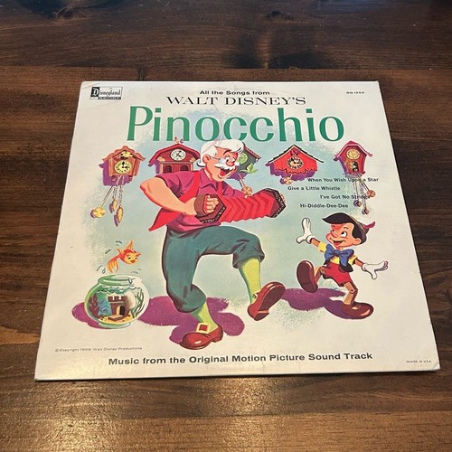 Walt Disney Konvolut 4 Vintage Classic Records Pinocchio Christmas Fav Small World - Bild 6 von 20