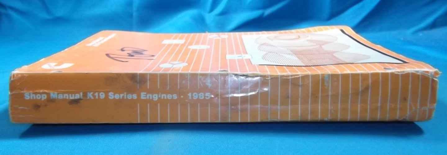 CUMMINS KT19 KTA19 KTTA19 ENGINE SERVICE SHOP REPAIR WORKSHOP MANUAL 3810263