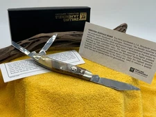 JA Henckels Solingen Whittler Knife Buffalo Horn Handles 3 Blade Serialized 0010