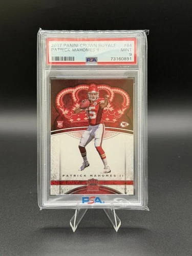 2017 Panini Preferred Crown Royale Rookies Patrick Mahomes II PSA 9