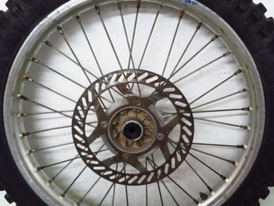 1991 Kawasaki Kdx250 Gold Rim Front Wheel Assembly 41090-1084 for