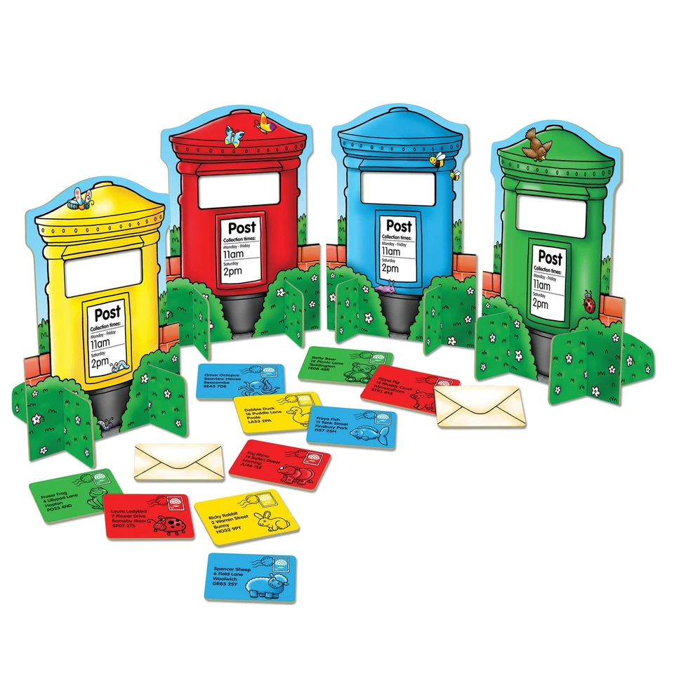 Post Box Colour Matching Game For Toddlers First Posting Game Age 2+ - Image 2 of 4