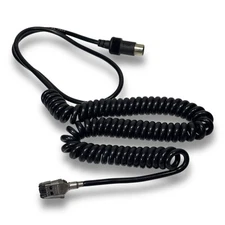 IBM PC/AT to SDL 5 Pin Coiled Black Keyboard Cable