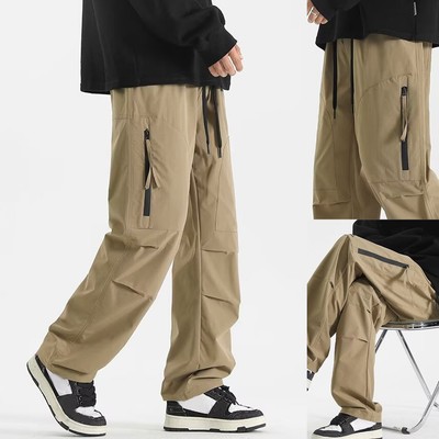 Sportlicher Stil lockere Passform Herren Latzhose ideal für Frühlings- und Sommertage