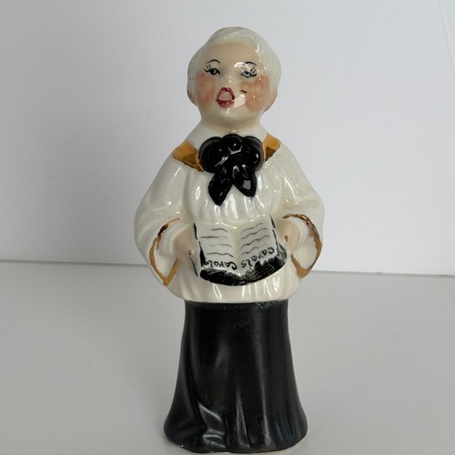 Keramik Chorknabe Figuren Set 2 Weihnachtslieder Hymnen Vintage 50er MCM - Bild 9 von 24