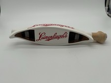 Leinenkugel's Beer Draft Tap Handle, White Canoe Paddle, Red Logo