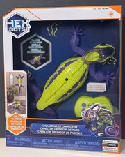 Hex Bots Remote Control Wall Crawler/Climber Glows In The Dark Chameleon NIB