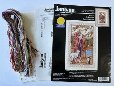Janlynn St Frances Kreuzstich Set #105-31 Religion komplett Vintage selten 1998