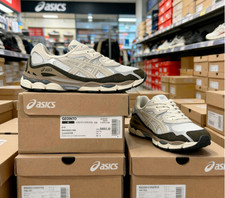 Asics Gel-NYC 1203A383-103 Beige Cream Brown Grey White Blue Ivory White Men's S