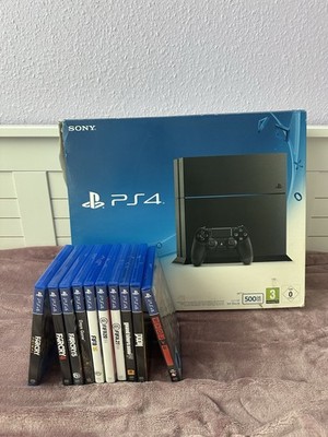 Sony Playstation 4 500GB Heimkonsole - Schwarz (CUH-1216A)