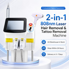 2in1 Picosecond Diode Laser Machine for Hair  Tattoo Removal Skin Rejuvenation