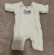 Baby Merlin's Magic Sleepsuit Cream Unisex, Size Small, 3-6 Months, 12-18 LBS