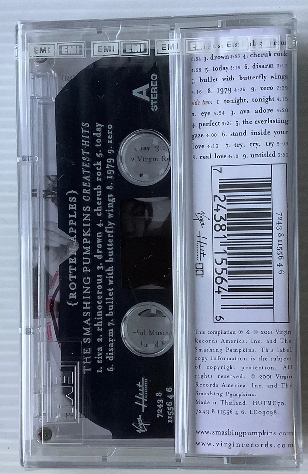 New Smashing Pumpkins Greatest Hits Original Thailand Edition Cassette Seal - Image 2 of 3