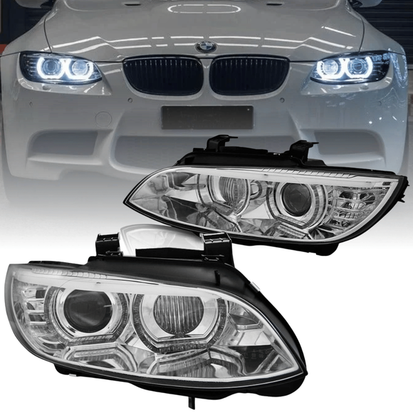 Xenon Scheinwerfer Set FüR BMW 3Er E92 E93 2006–2010 | Angel Eyes | Kurvenlicht-image