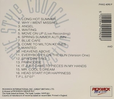 Head Start for Happiness,CD,The Style Council,Long Hot Summer
