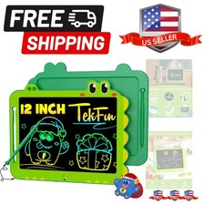 LCD Writing Tablet for Kids, 12 Inch Doodle Board Colorful Drawing Tablet, Re...
