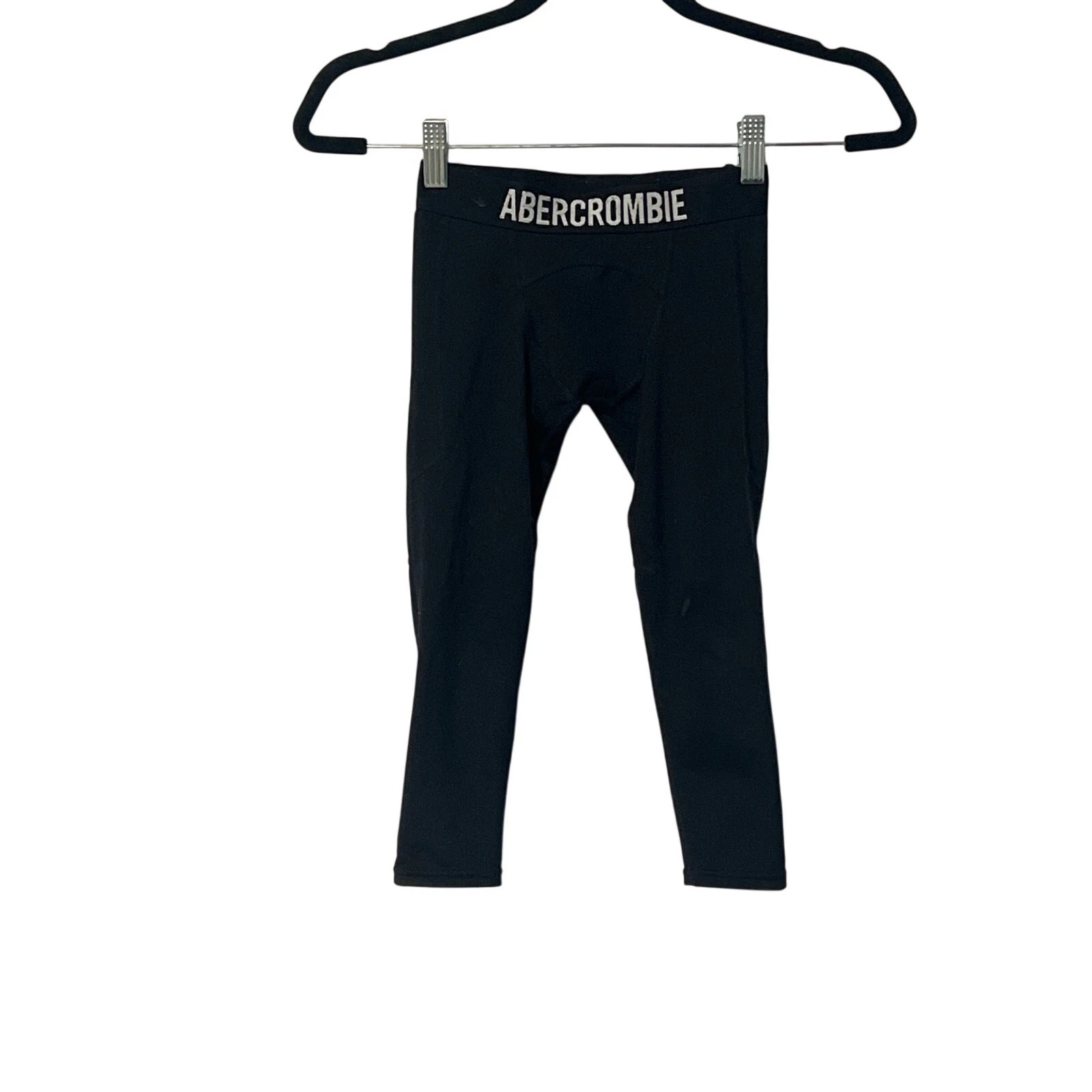 Abercrombie Kids, Black base layer tights, Size 5/6, KB478