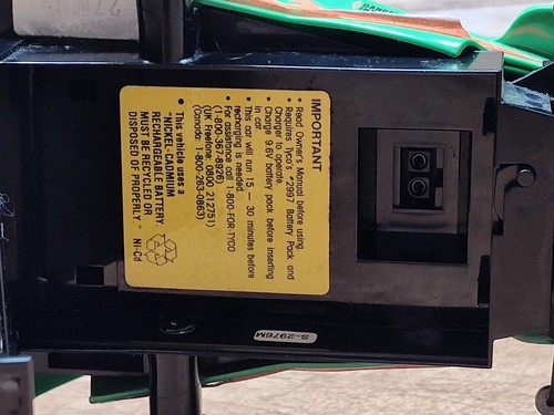 VINTAGE TYCO HALF TRAXX RC (Green) 27MHz - GOOD CONDITION - PARTS or REPAIR (#1) - Picture 13 of 13