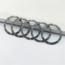 38MM Watch Bezel Blue Luminous Carbon Ceramic Bezel Ring Inner Diameter 30.5mm