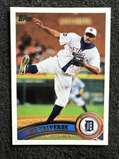 JOSE VALVERDE #594 2011 Topps Baseball QTY Detroit Tigers