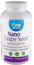 One Planet Nutrition Nano Grape Seed Capsules - 250 mg (120 Count)