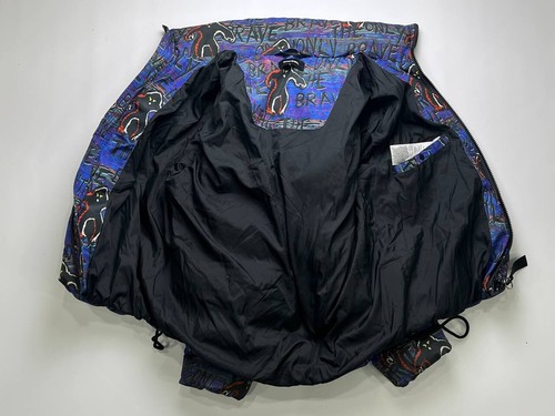 DIESEL Only The Brave Blue Printed Puffer Designer Jacket Size M - Picture 15 of 22