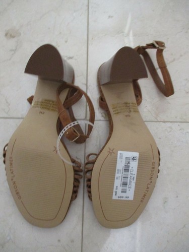 NUEVAS CON ETIQUETAS SANDALIAS GIBSON & LATIMER CORDELIA MARRÓN CUERO OVEJA 6M - Imagen 7 de 10