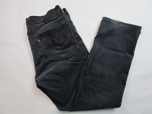 Levis 505 Jeans Mens 36x30 Black Regular Fit Straight Leg Pockets Zip Fly Casual - Picture 2 of 24