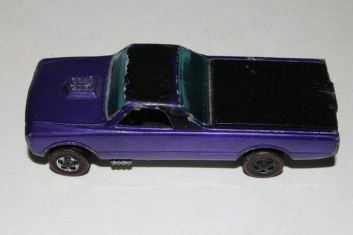 HOT WHEELS REDLINES CUSTOM FLEETSIDE, METALLIC PURPLE, HONG KONG, ORIGINAL - Picture 5 of 7
