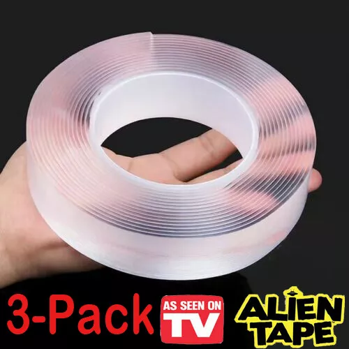 Strong Clear Waterproof Double Sided Velcro Tape Nanotape