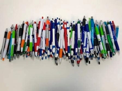 175 Lot Misprint Ink Pens, Ball Point, Plastic, Retractable,    BEST PRICE  