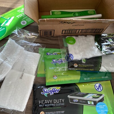 Swiffer Sweeper 2-in-1 Mops for Floor Cleaning, Dry and Wet 20 Piece Set/ay