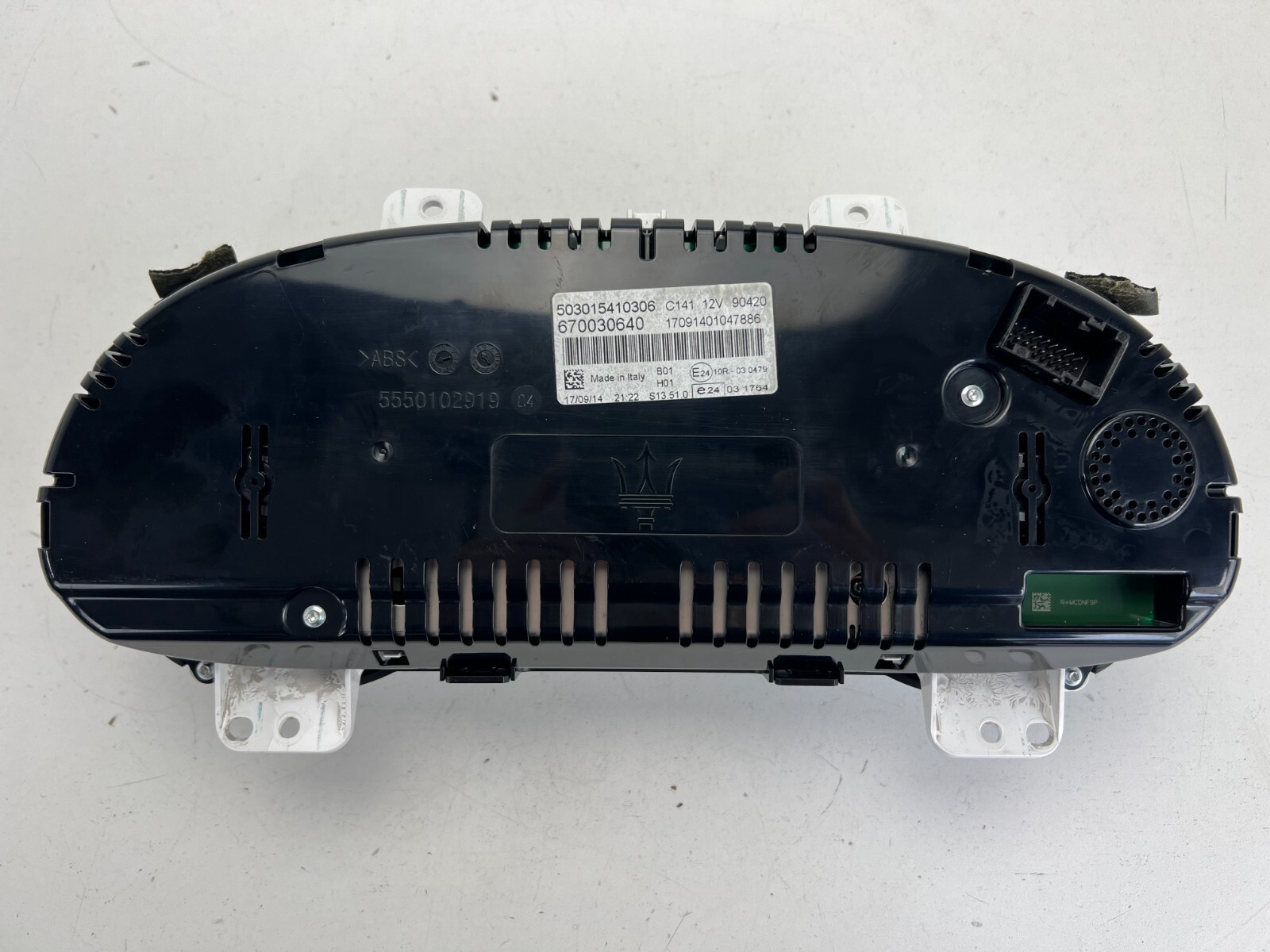 2014-2017 Maserati Ghibli Instrument Cluster Gauges Speedometer