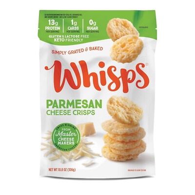 Whisps Parmesan Cheese Crisps, 10.8 oz. Gluten Free