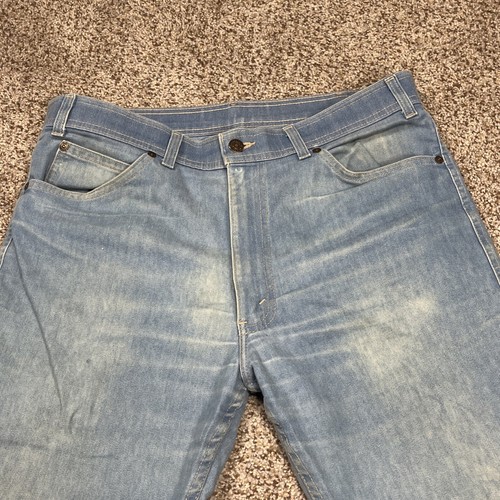 Vintage Levis Orange Tab Skosh More Room Denim Jeans 36x32 (35x31) USA - Picture 5 of 19