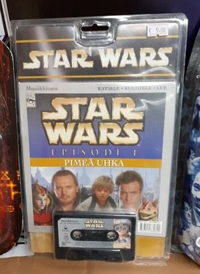 STAR WARS --EPISODE 1 . book and tape -- FINNISH VERSION