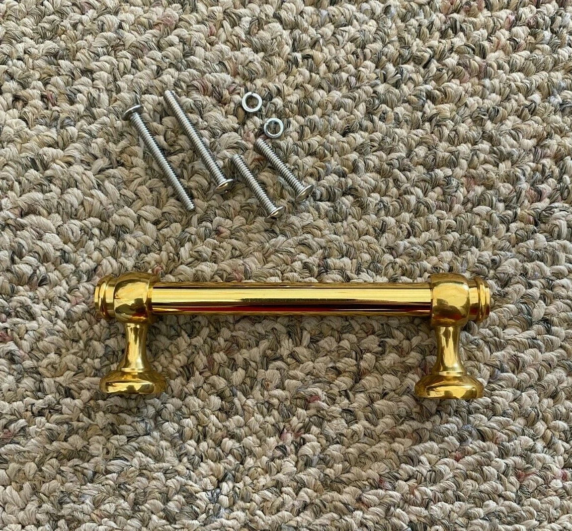 Restoration Hardware Lugarno 4 Inch Drawer Pull Aged Brass