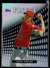 2013 Topps Finest JERED WEAVER REFRACTOR Los Angeles Angels