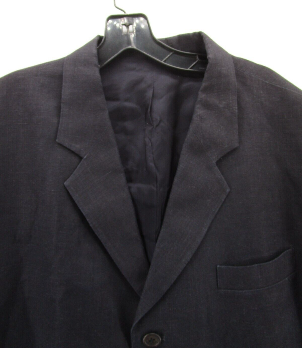 80-90s DONNA KARAN　Linen Over Jacket 80-90s DONNA KARAN Linen Over Jacket VINTAGE DKNY Blazer Men 44