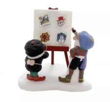 Dept 56 North Pole Village LEONARDO & VINCENT #56801 NRFB DiVinci and VanGogh