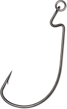 VMC Ringed Black Nickel Wide Gap Hook Fishing Hook for Soft Plastics