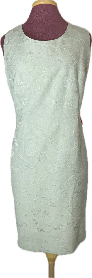 Julian Taylor Women's Formal Jacket Dress Green Jacquard Size 16 - Image 4 of 4