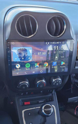 Auto Carplay For 2009-2014 Jeep Patriot 10.1'' Android 13 Car Stereo Radio + CAM