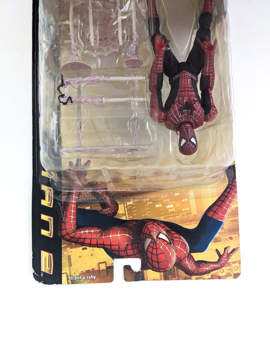 Toy Biz Spider-Man 2 Movie Web Blast Action Figure w Dual Web
