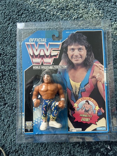 WWF WWE HASBRO Action Figure Bubble Crack MARTY JA...