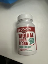 Probiotiv Vaginal Odor Flora 10 Billion CFU 30 Strawberry Flav. Tablets Ex 11/25